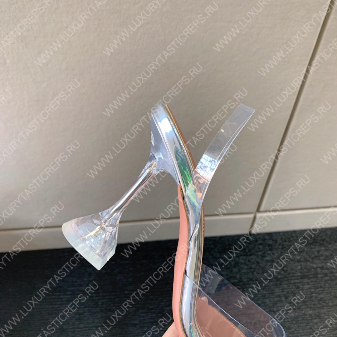 AMINA MUADDI HOLLI GLASS SLING TRANSPARENT AM8921