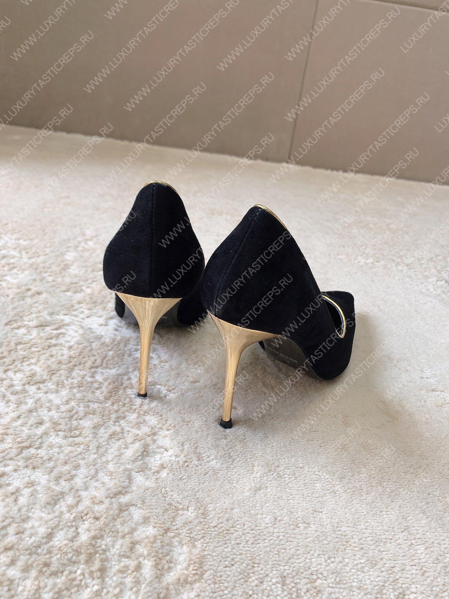 BALMAIN MONETA PUMPS BLACK YN1UA762LDPN