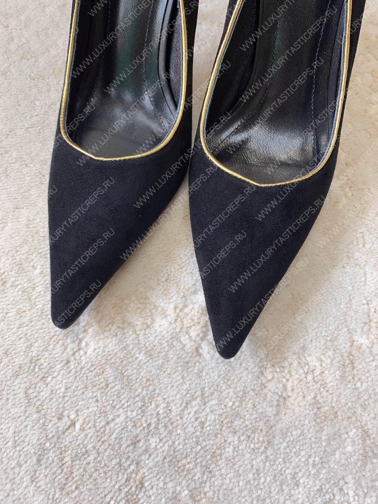 BALMAIN MONETA PUMPS BLACK YN1UA762LDPN