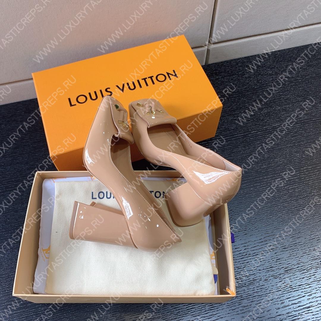 L**is vitton shake pumps leather biege 1ab2kc