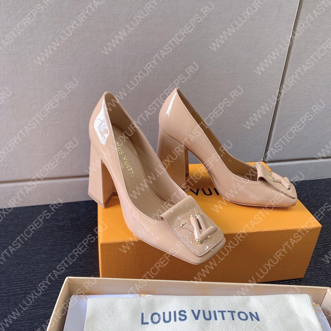 L**is vitton shake pumps leather biege 1ab2kc