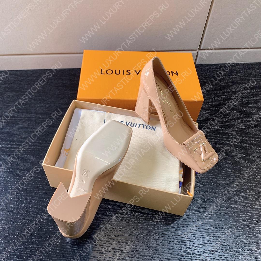 L**is vitton shake pumps leather biege 1ab2kc