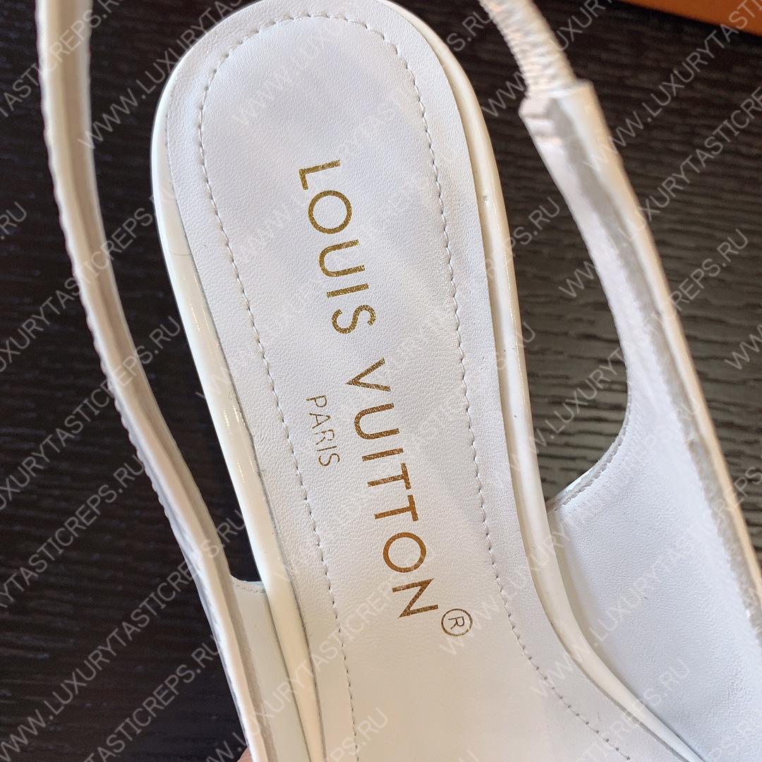 l**is V*t*n slingback shake pump white 1ab0qq