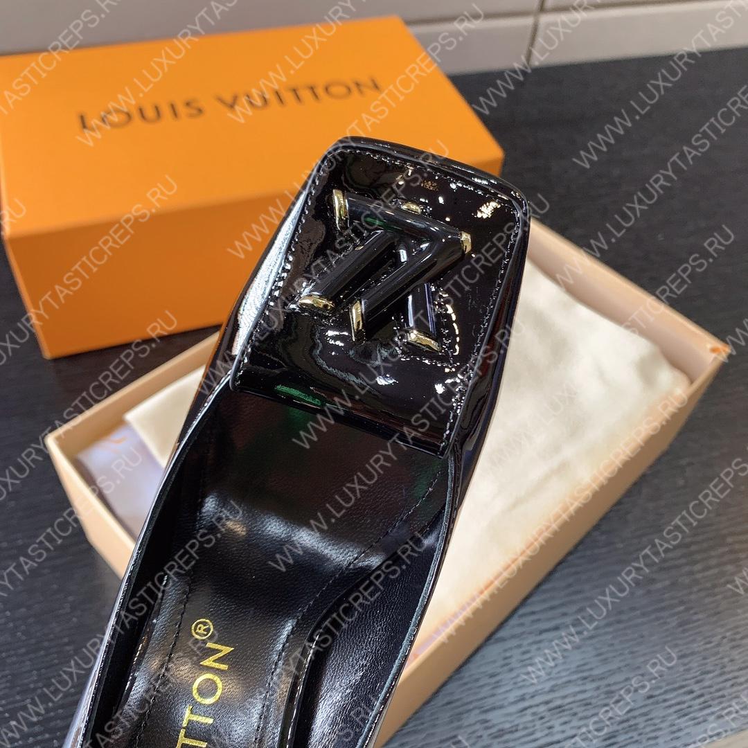L**is vitton shake pumps leather black 1ab2kc