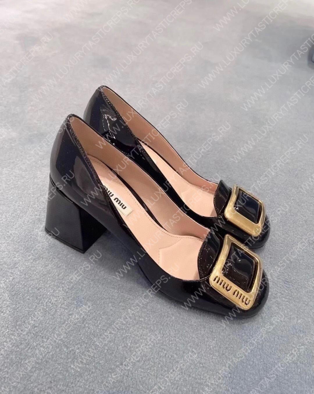 MIU MIU PUMPS BLACK 5I803D