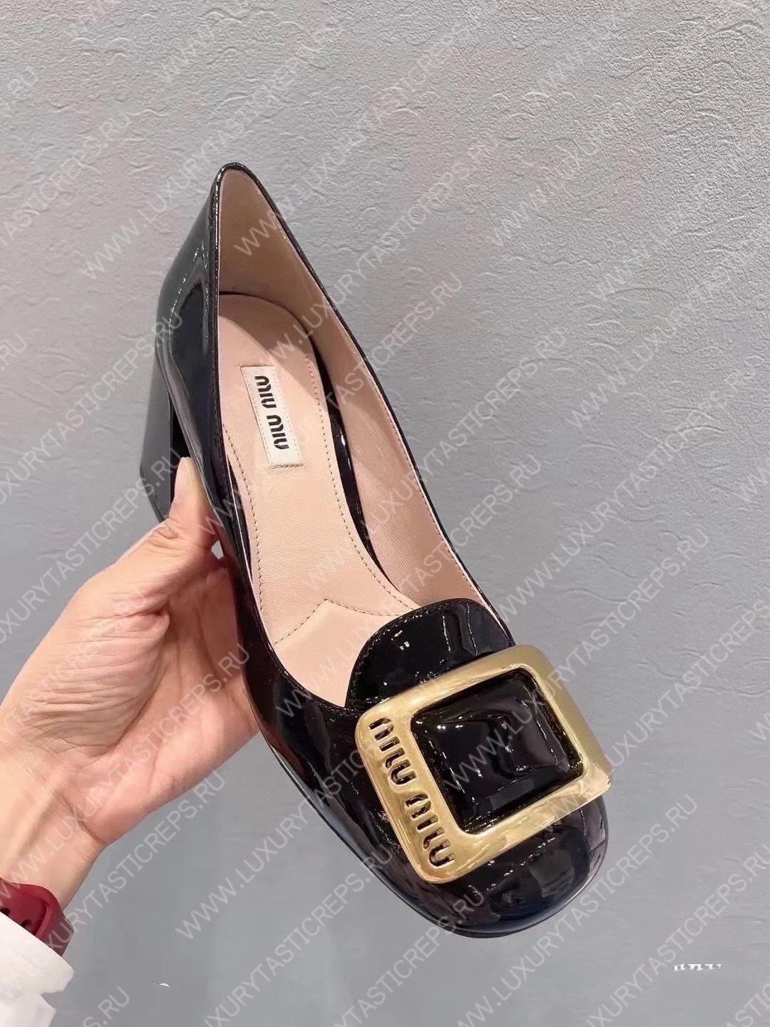 MIU MIU PUMPS BLACK 5I803D