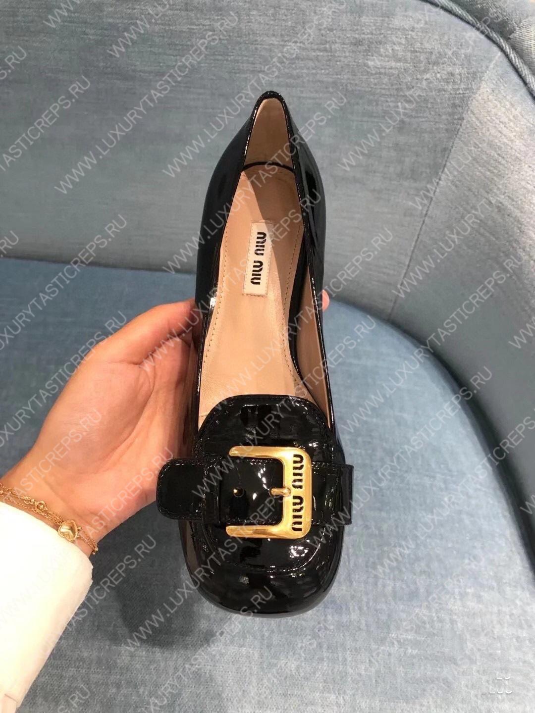 MIU MIU PUMPS BLACK 5I803D