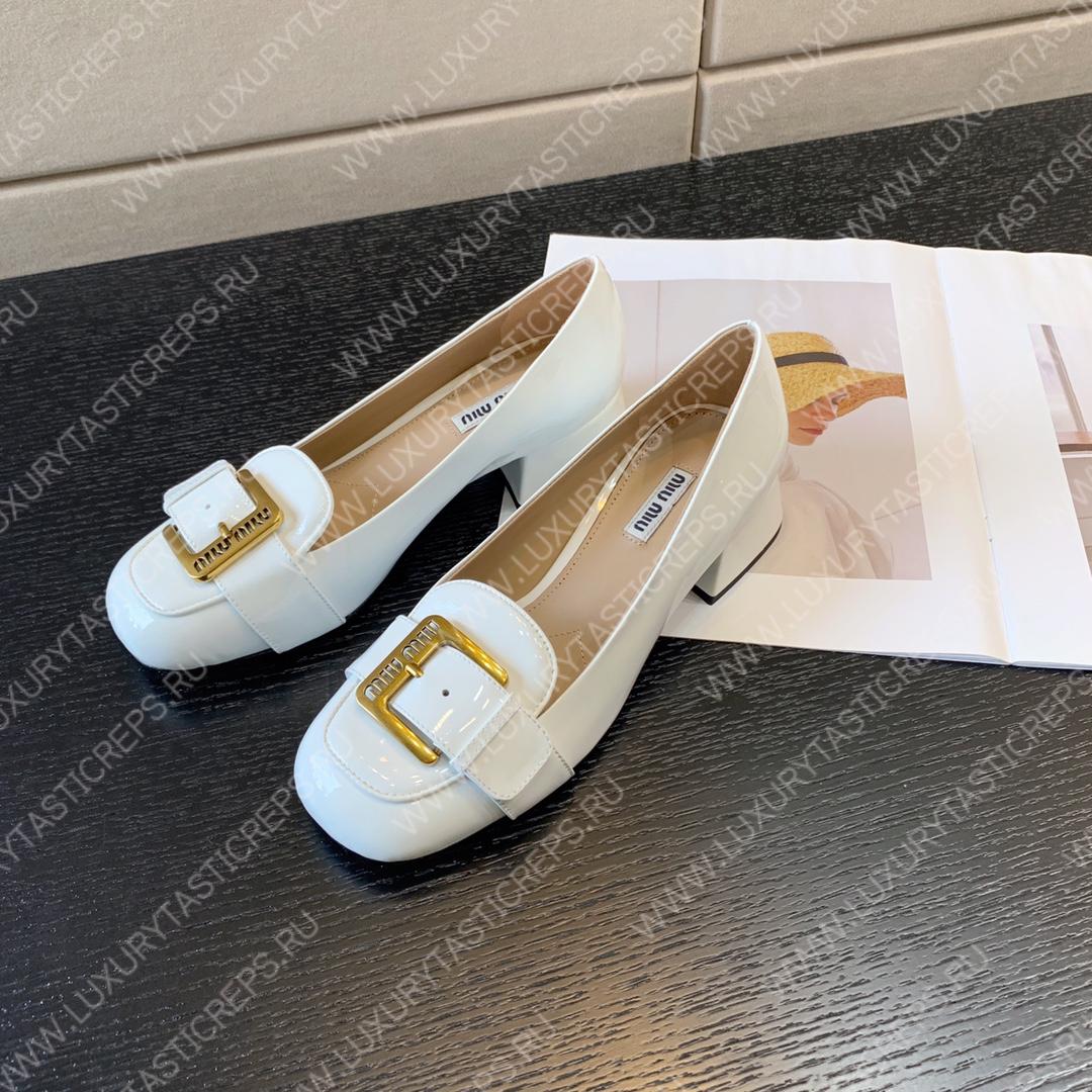 MIU MIU PUMPS WHITE 5I803D