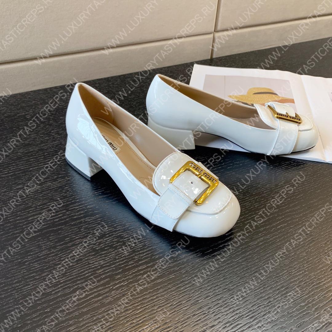 MIU MIU PUMPS WHITE 5I803D