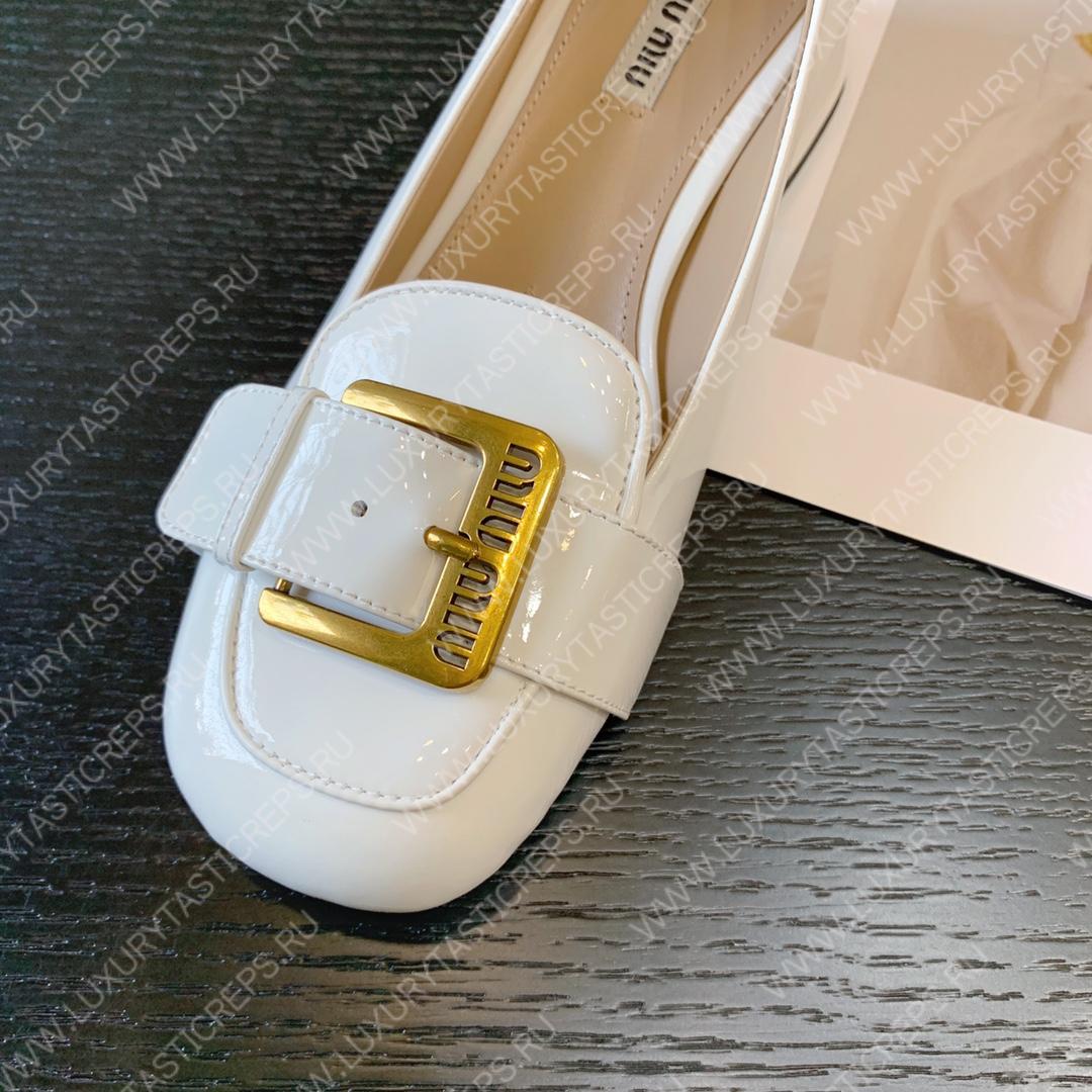 MIU MIU PUMPS WHITE 5I803D