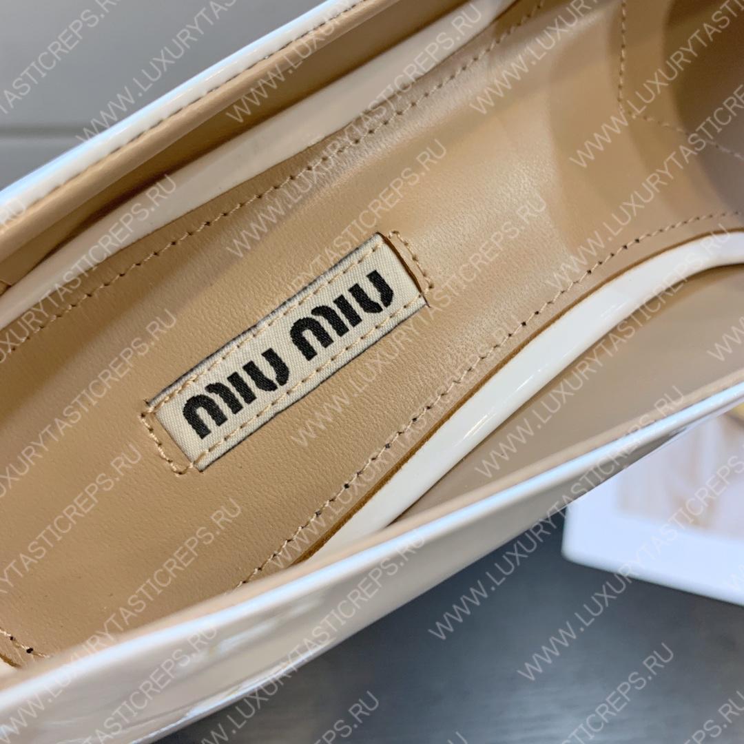 MIU MIU PUMPS WHITE 5I803D