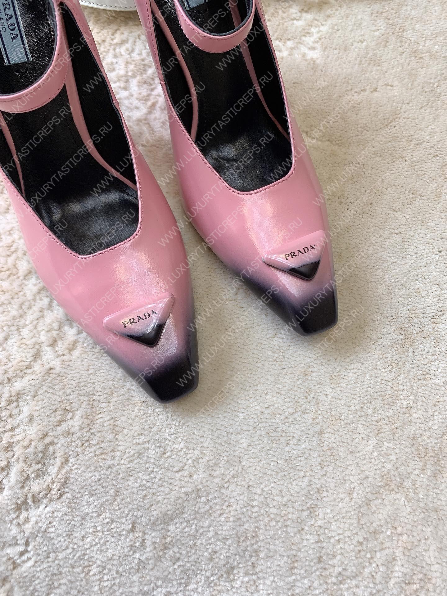 Pra*a brushed pumps leather alabaster pink 1i982m