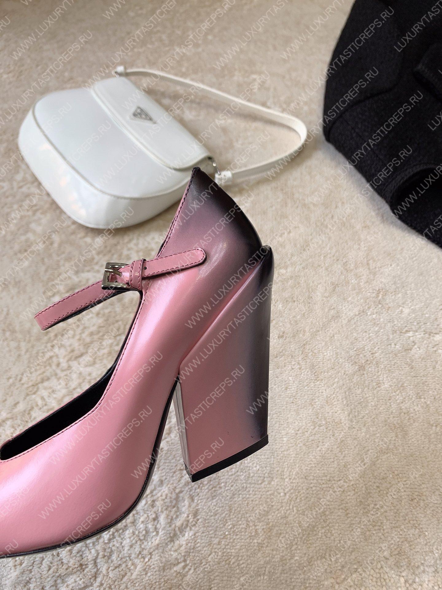 Pra*a brushed pumps leather alabaster pink 1i982m