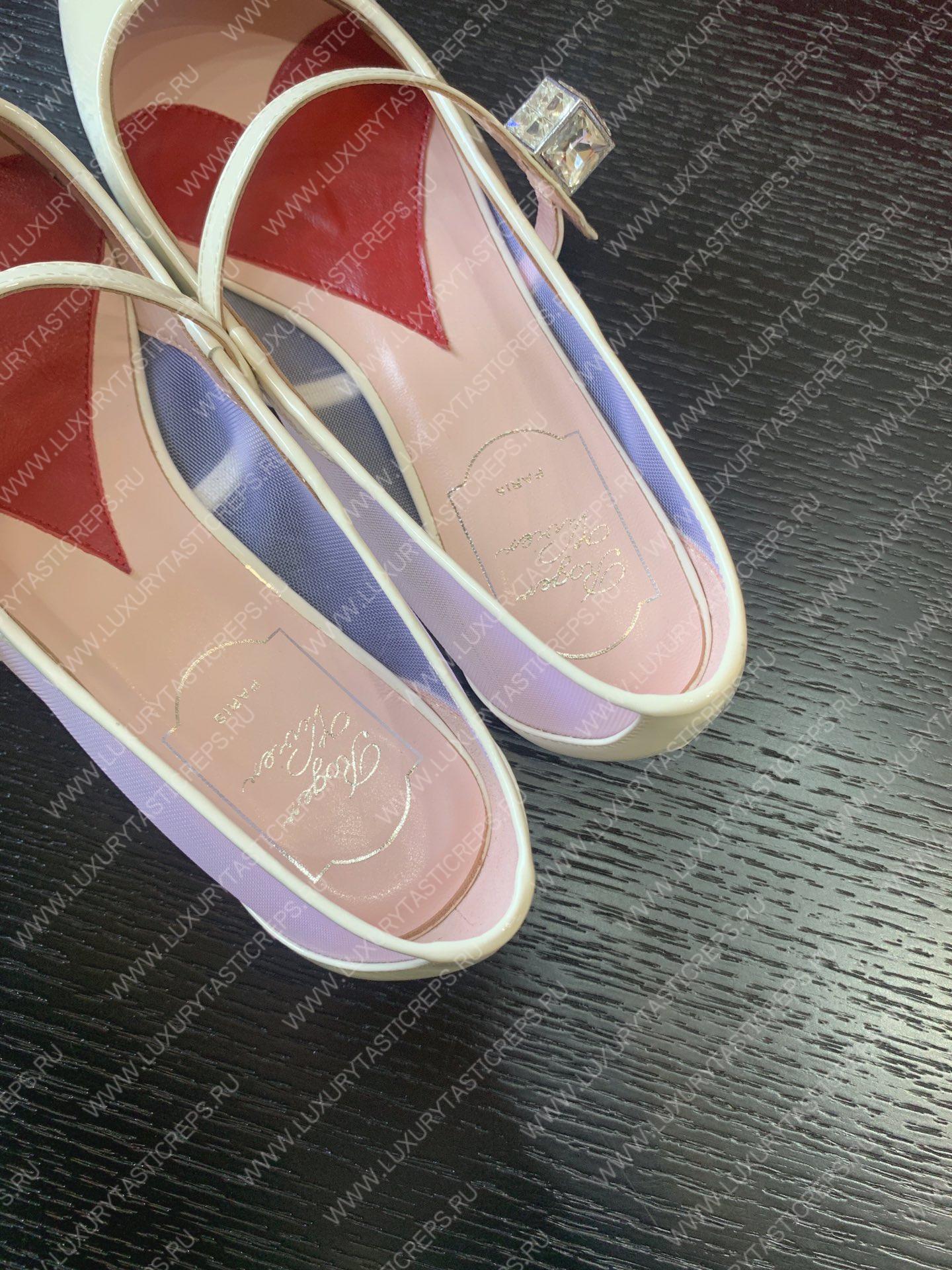 ROGER VIVIER PUMPS LEATHER WHITE RVW53824