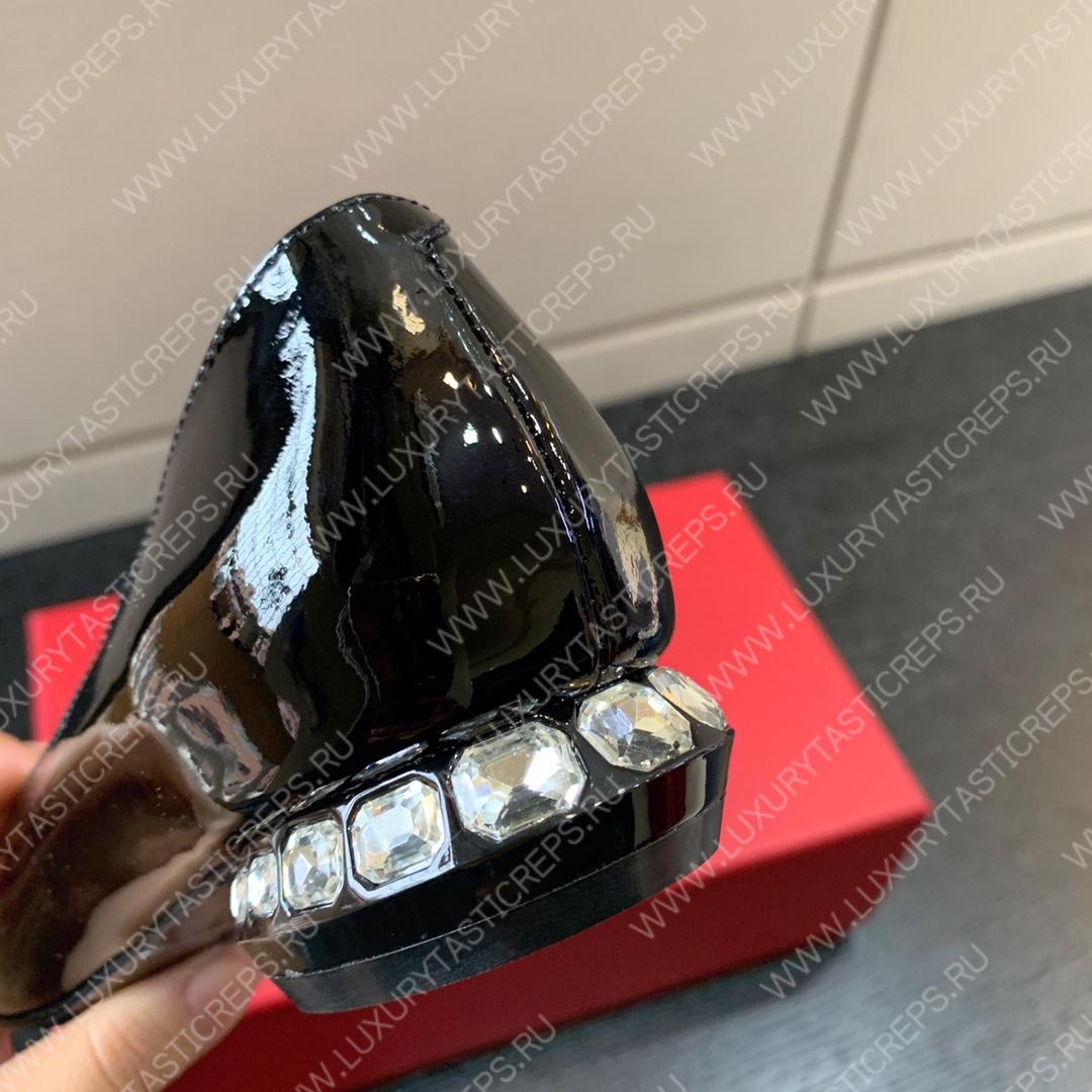 ROGER VIVIER CITY PUMPS LEATHER BLACK RVW6183