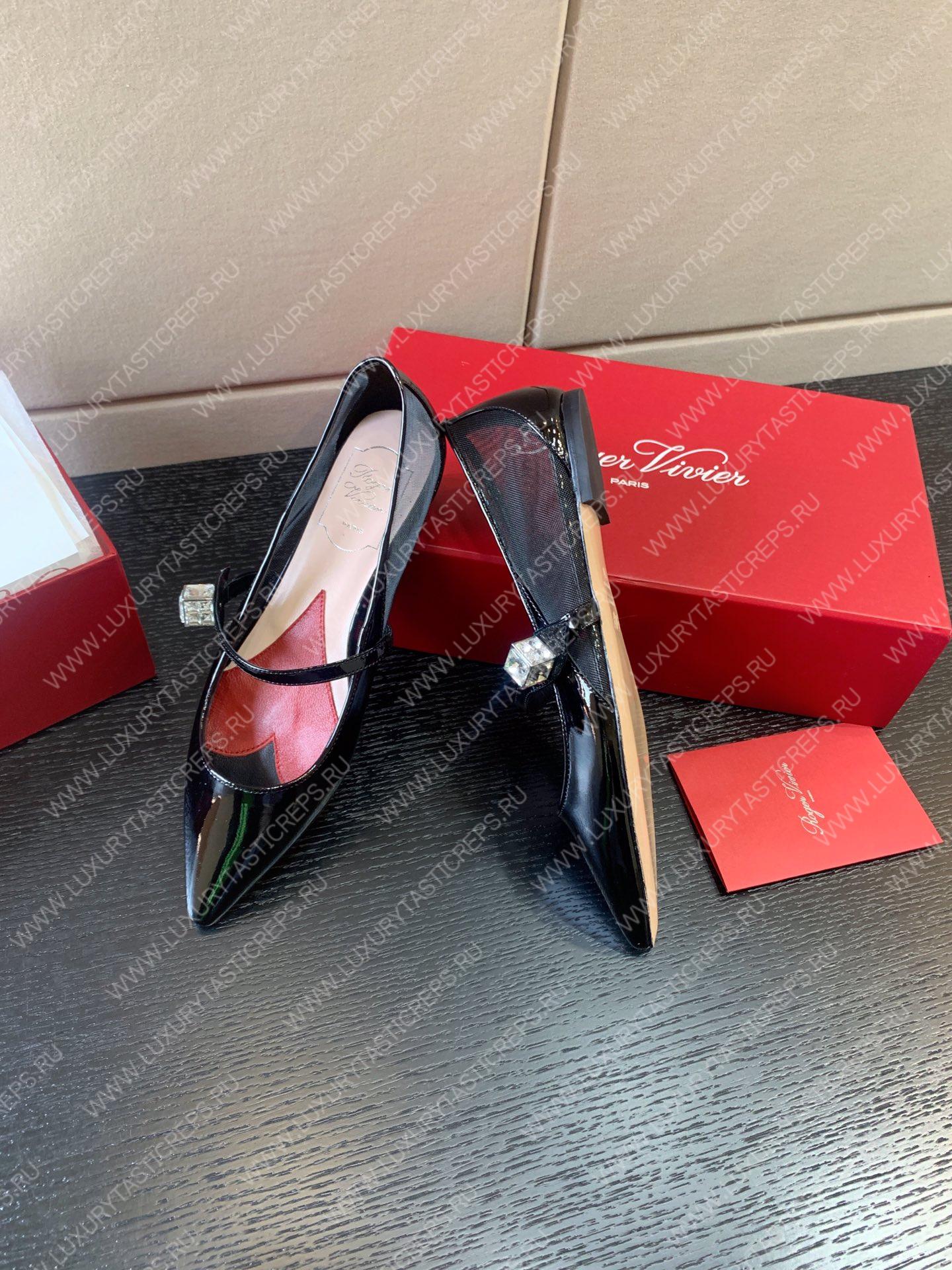ROGER VIVIER PUMPS LEATHER BLACK RVW53824