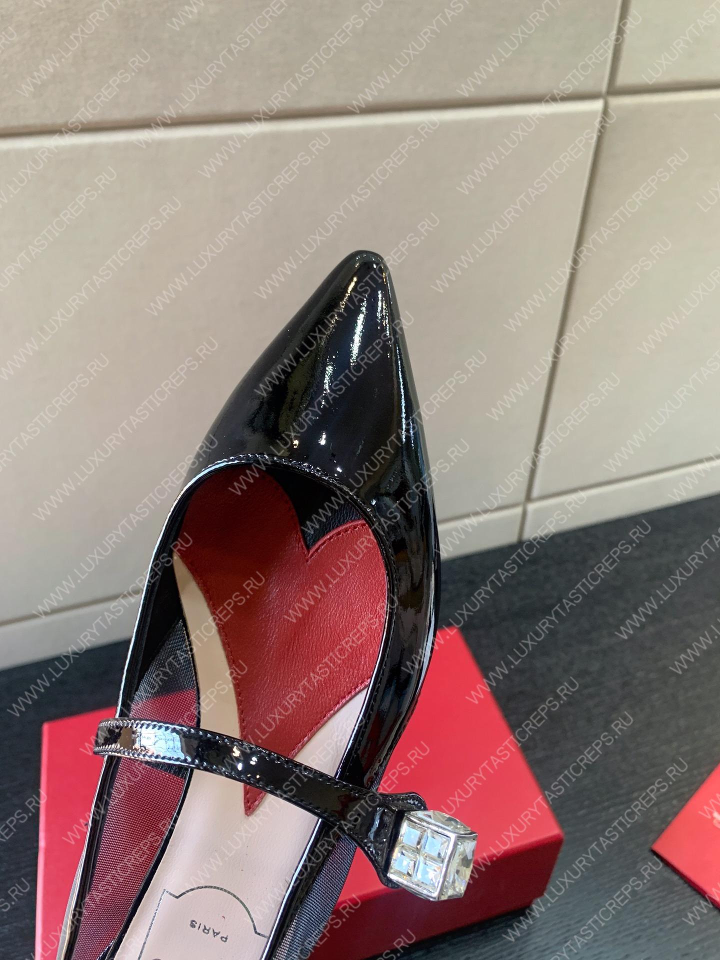 ROGER VIVIER PUMPS LEATHER BLACK RVW53824