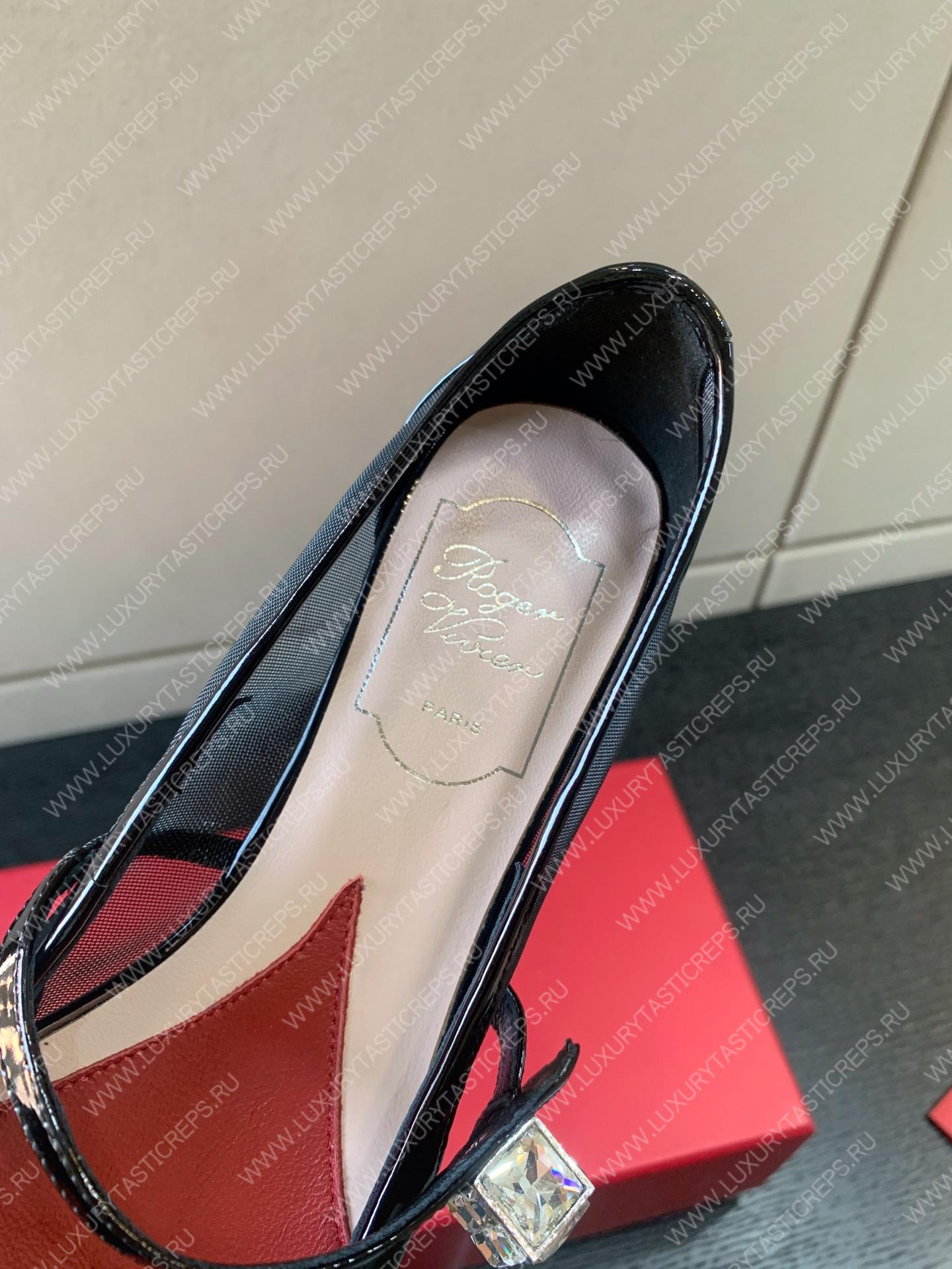 ROGER VIVIER PUMPS LEATHER BLACK RVW53824