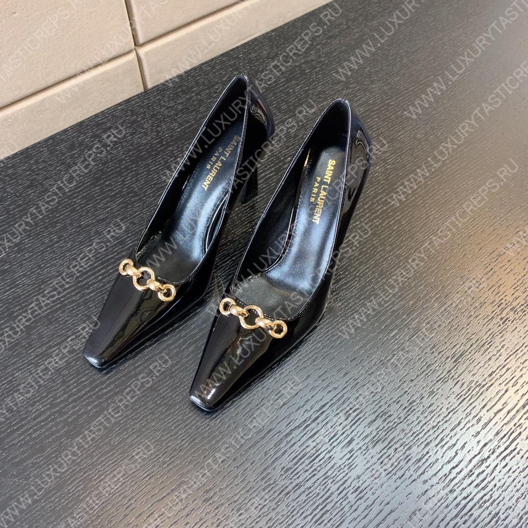 YVES SAINT LAURENT TOM 40 T.DREAM SLING BACK PUMPS NERO 7091741TVKK
