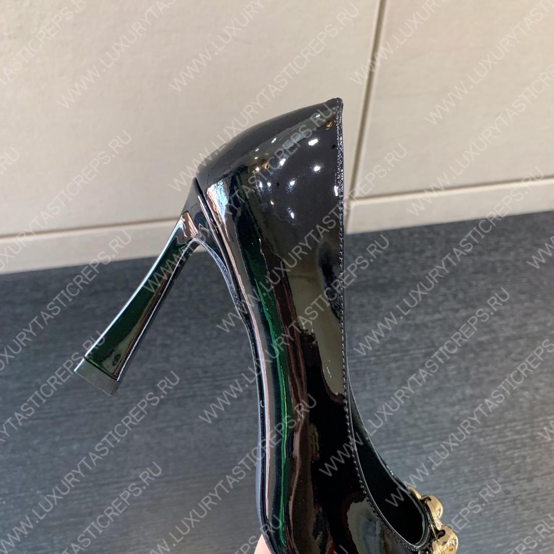 YVES SAINT LAURENT TOM 40 T.DREAM SLING BACK PUMPS NERO 7091741TVKK