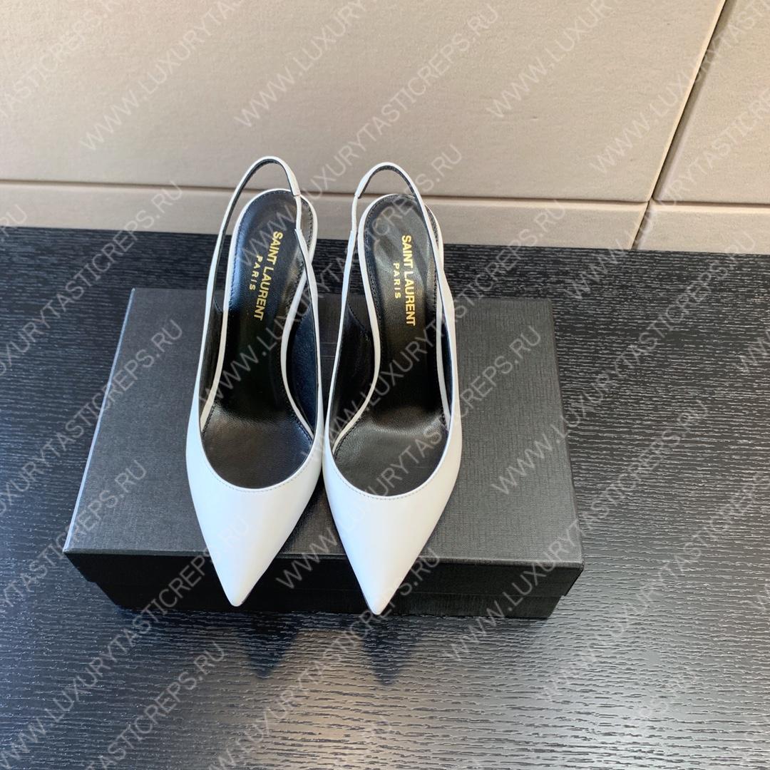 YVES SAINT LAURENT OPYUM PUMPS WHITE 4841600NPKK