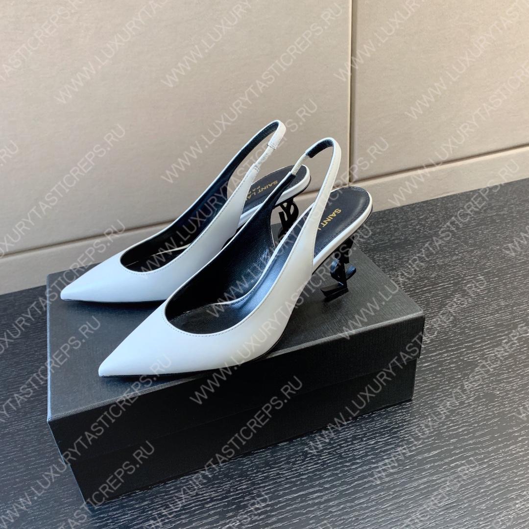 YVES SAINT LAURENT OPYUM PUMPS WHITE 4841600NPKK