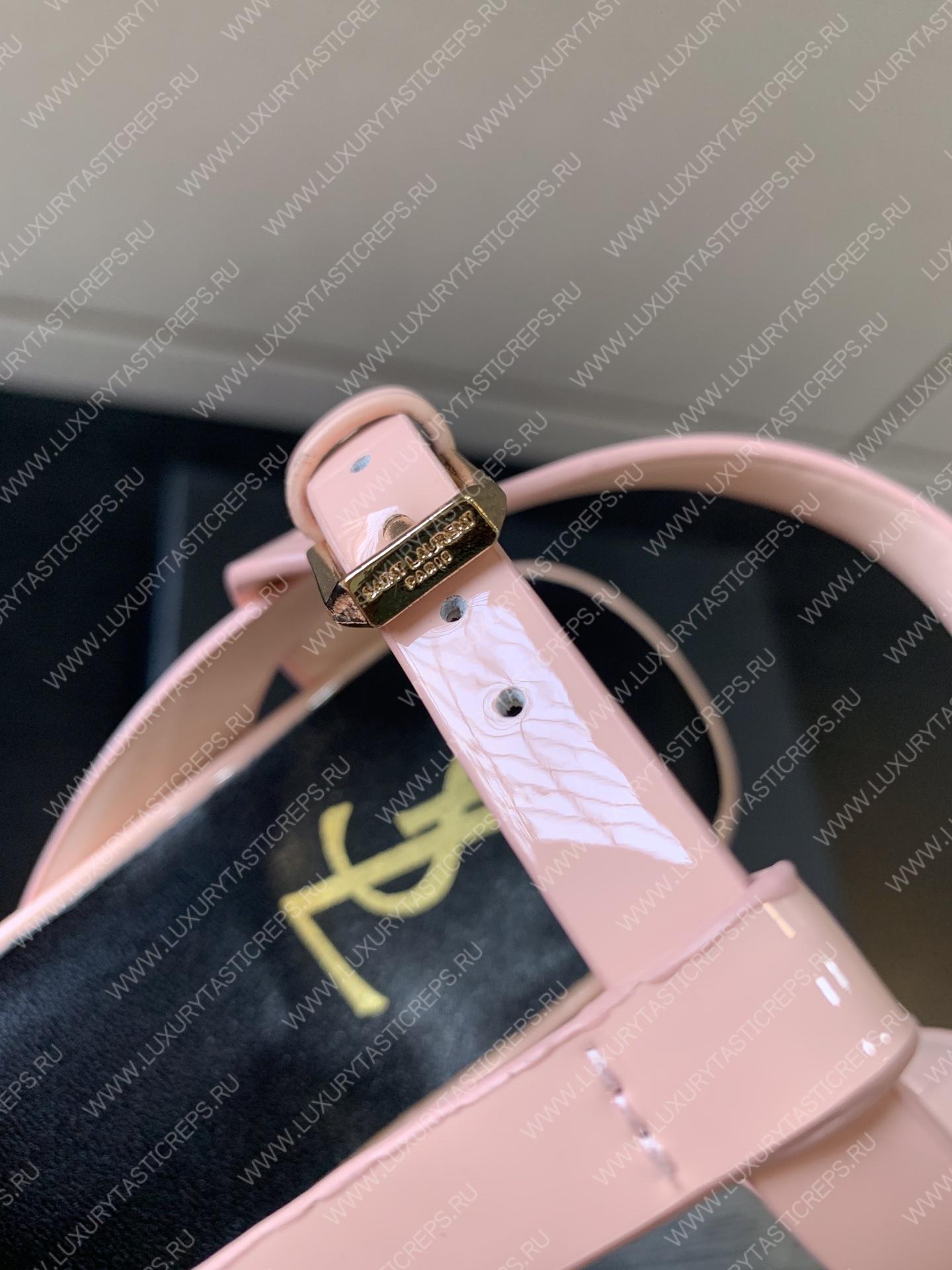 YVES SAINT LAURENT TRUBUTE PLATFORM SANDAL PINK 315487AA