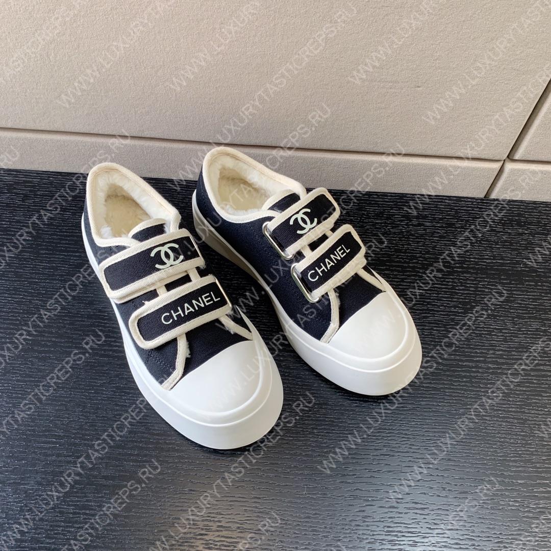 Ch*el sneakers black g39978