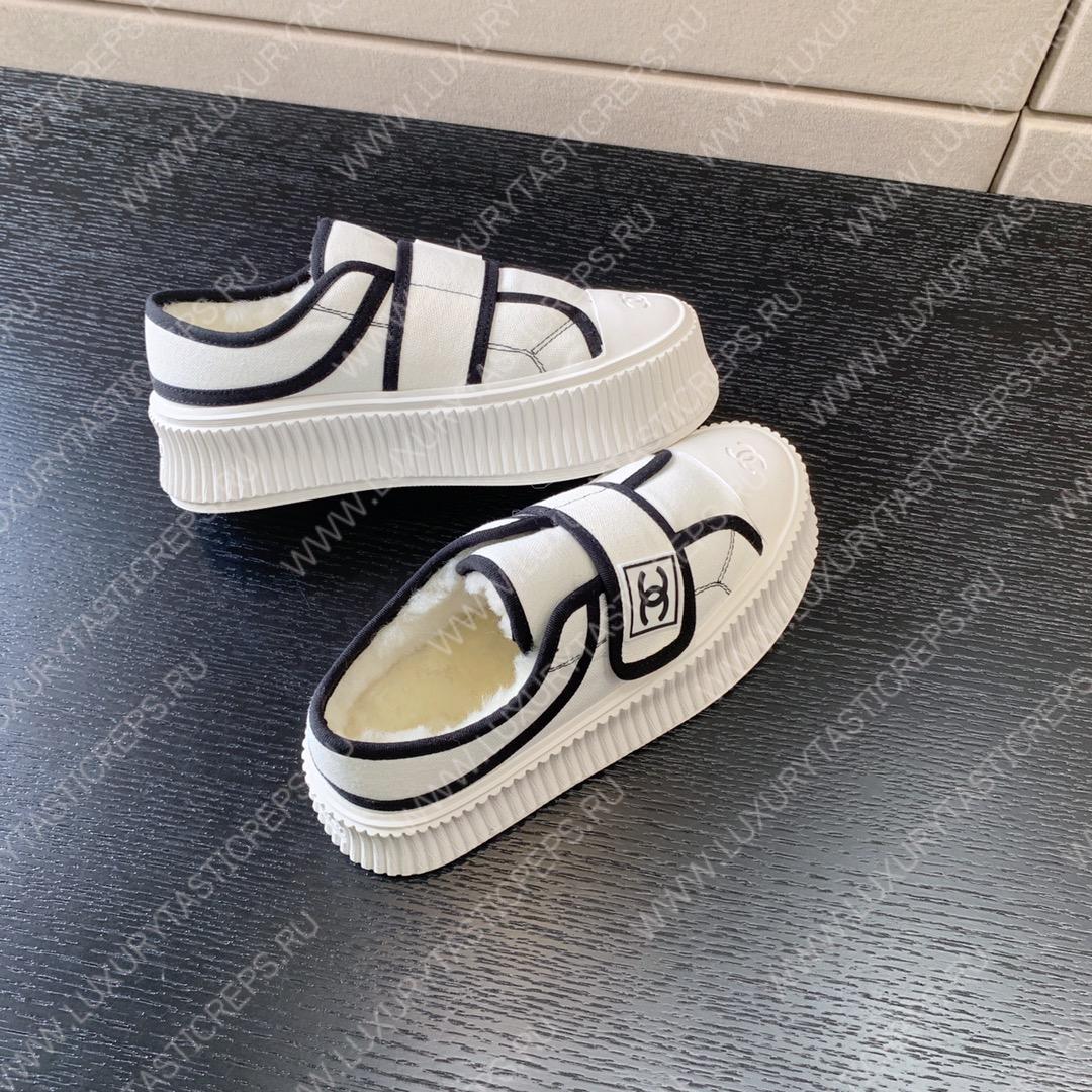 Ch*el sneakers black and white g39978