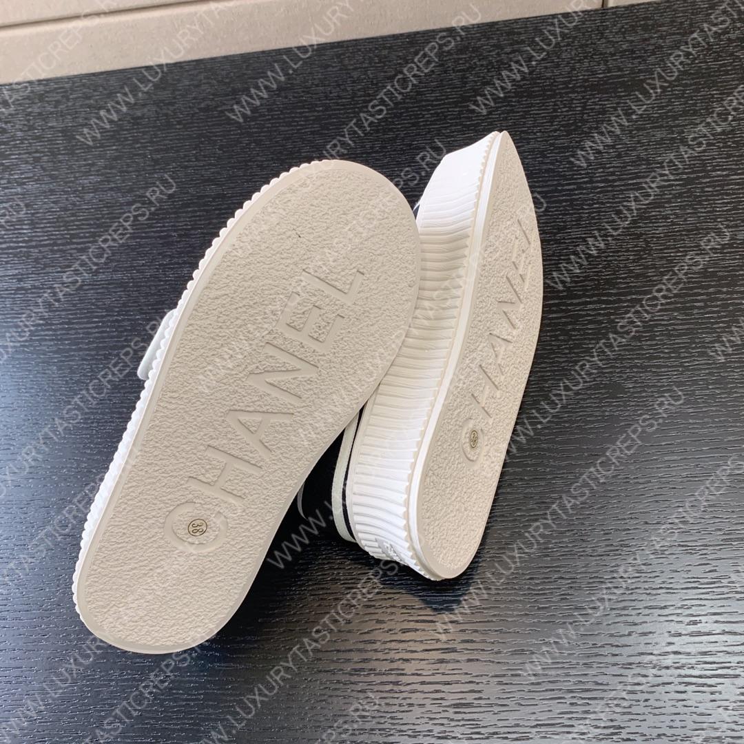 Ch*el sneakers black and white g39978