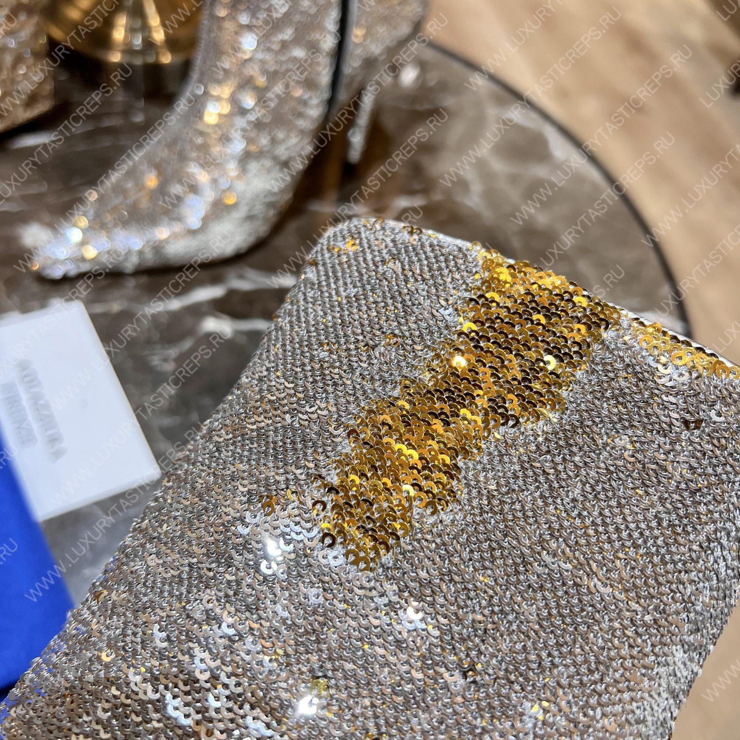 AQUAZURRA SAINT HONORE BOOTIE GRAY HOMIDB1