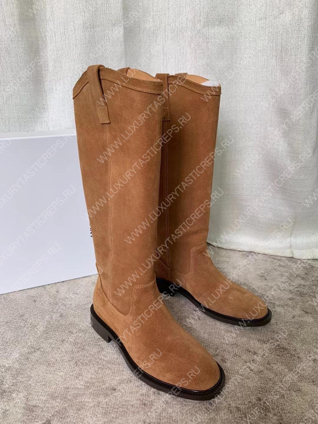 ISABEL MARANT SUEDE LEATHER BOOTS TAUPE BT0011FA