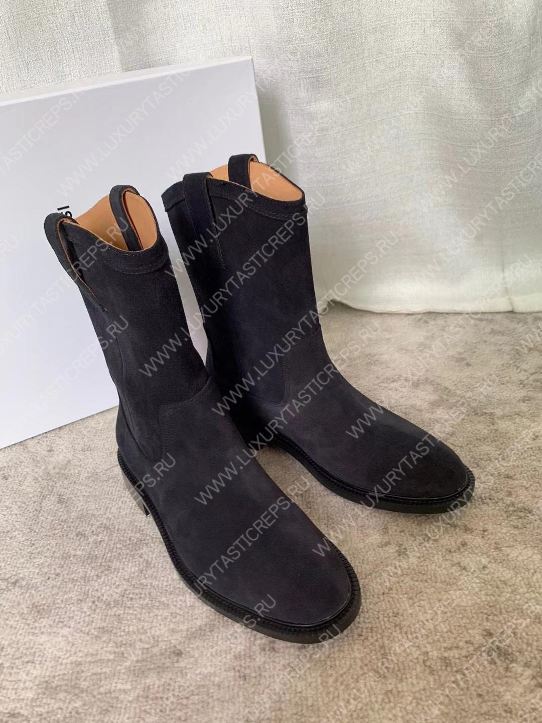 ISABEL MARANT SUSEE SUEDE ANKLE BOOTS BLACK BO0009FA