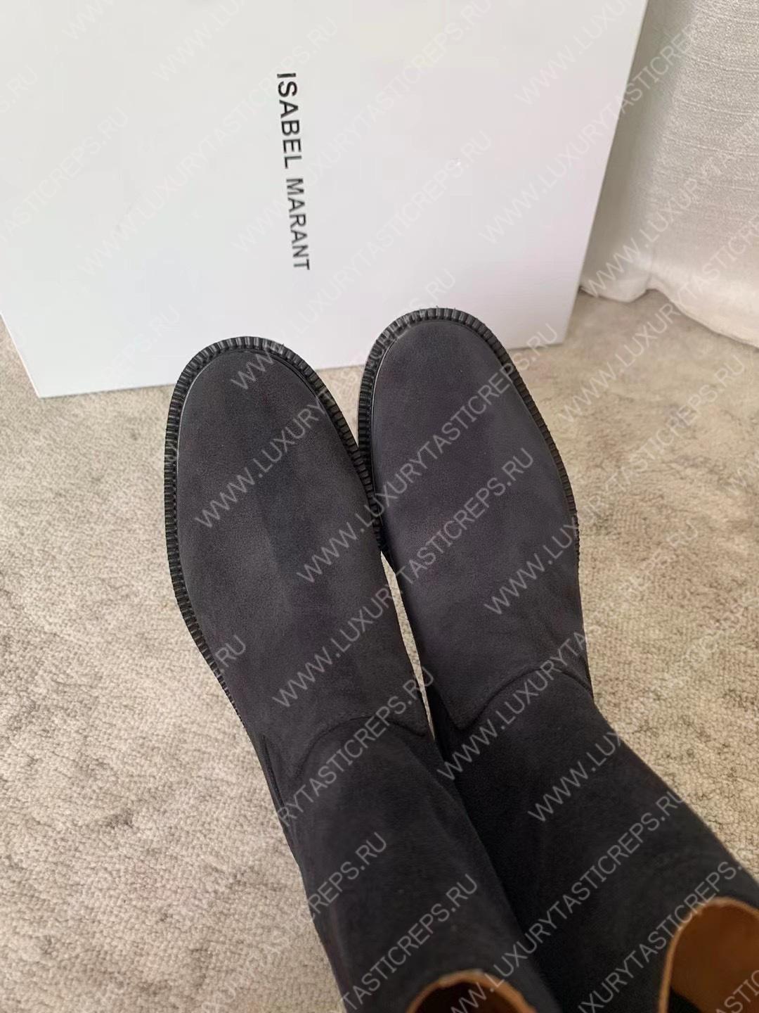 ISABEL MARANT SUSEE SUEDE ANKLE BOOTS BLACK BO0009FA