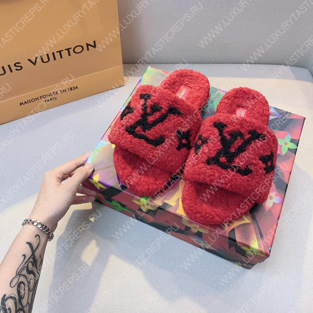 l**is V*t*n paseo flat comfort mule red/black 1a8vgh