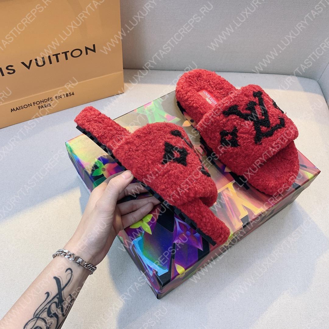 l**is V*t*n paseo flat comfort mule red/black 1a8vgh