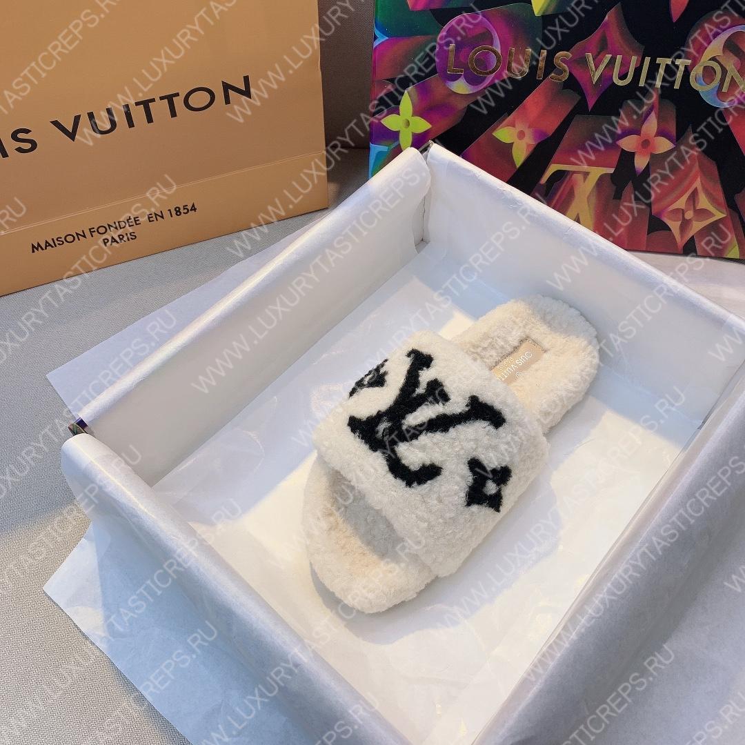 l**is V*t*n paseo flat comfort mule white/black 1a8vgh