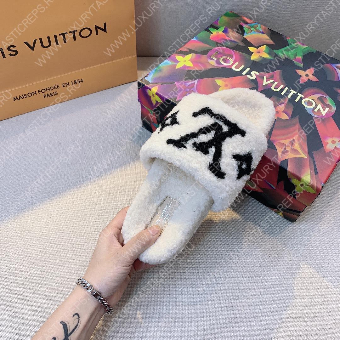 l**is V*t*n paseo flat comfort mule white/black 1a8vgh