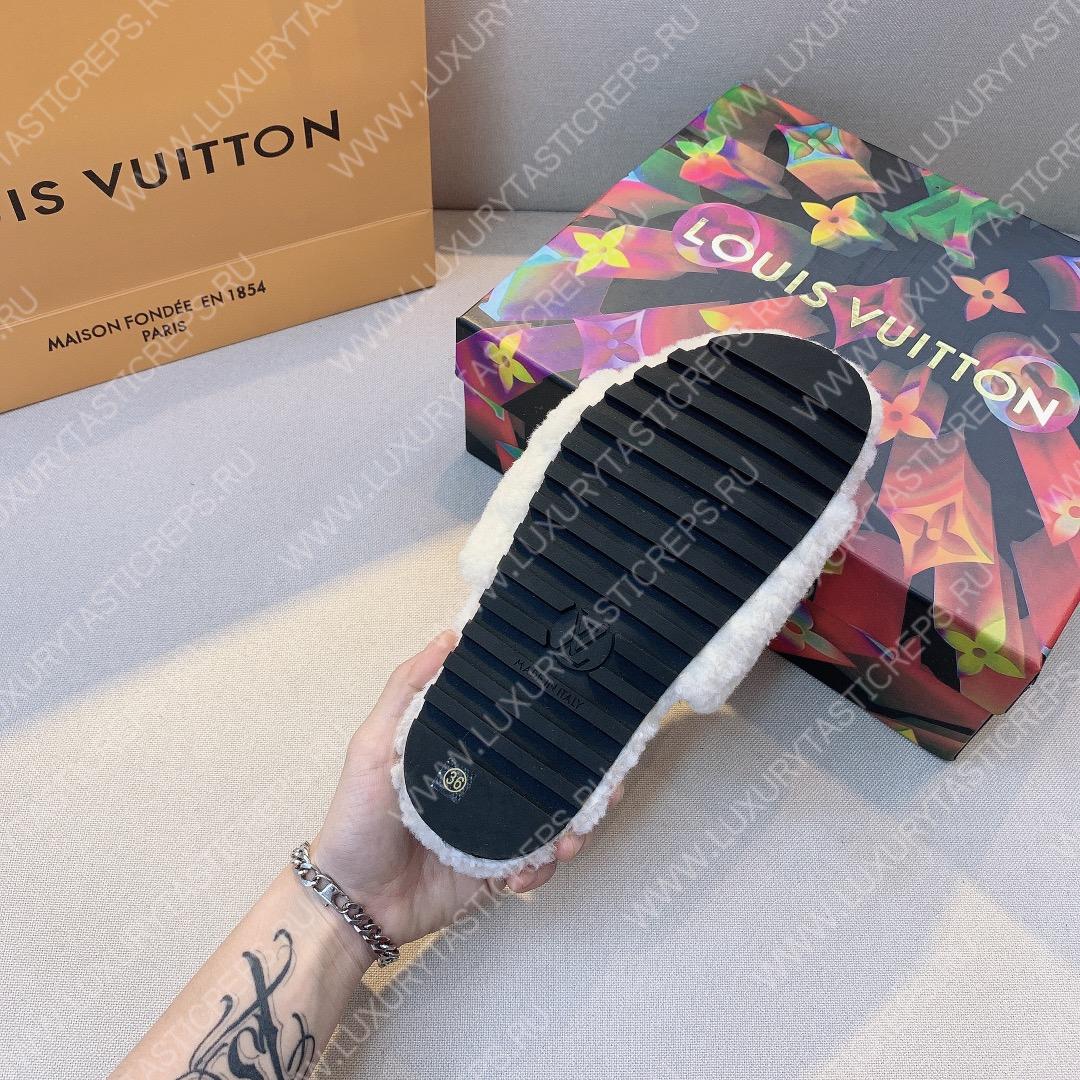 l**is V*t*n paseo flat comfort mule white/black 1a8vgh