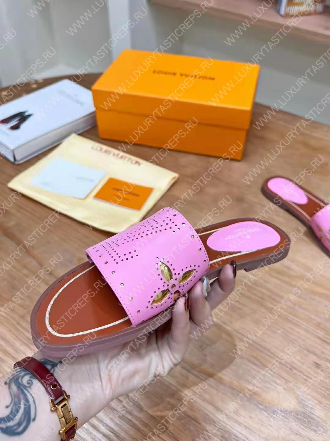 l**is V*t*n flat mule pink 1aadiw