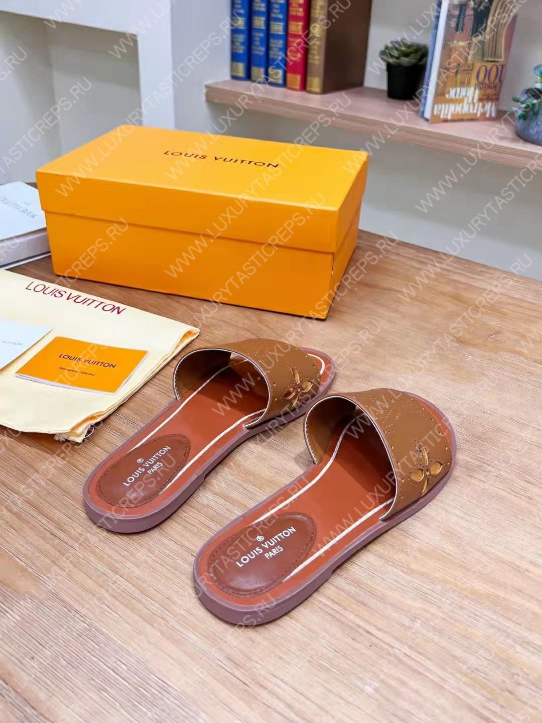 l**is V*t*n flat mule brown 1aadiw