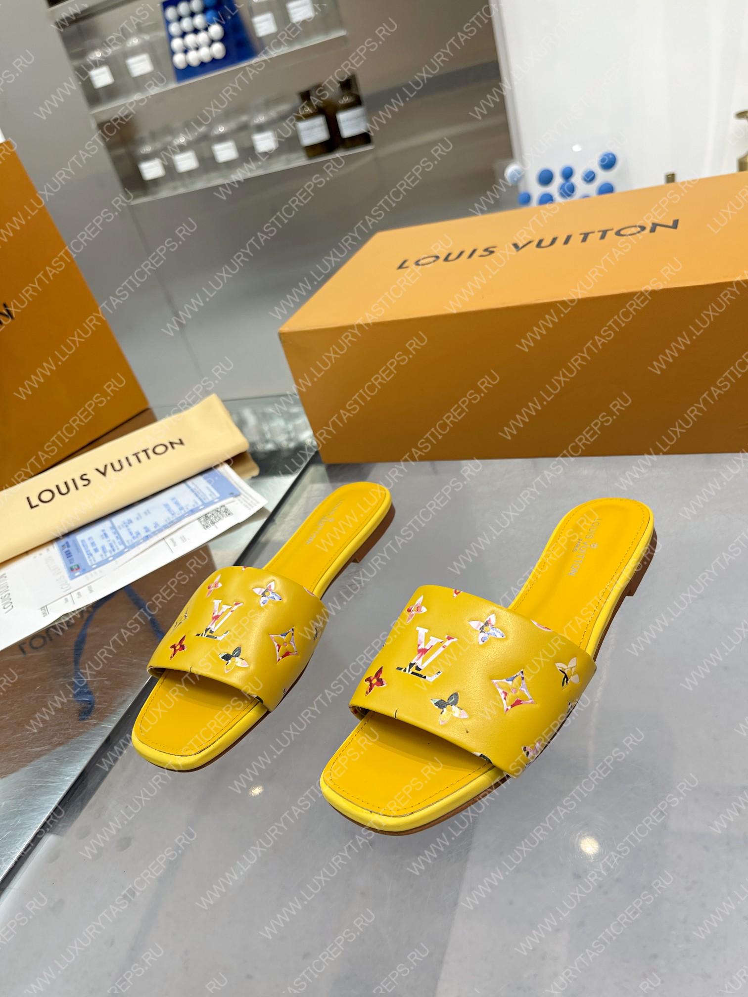 l**is V*t*n revival flat mules yellow 1aaor5