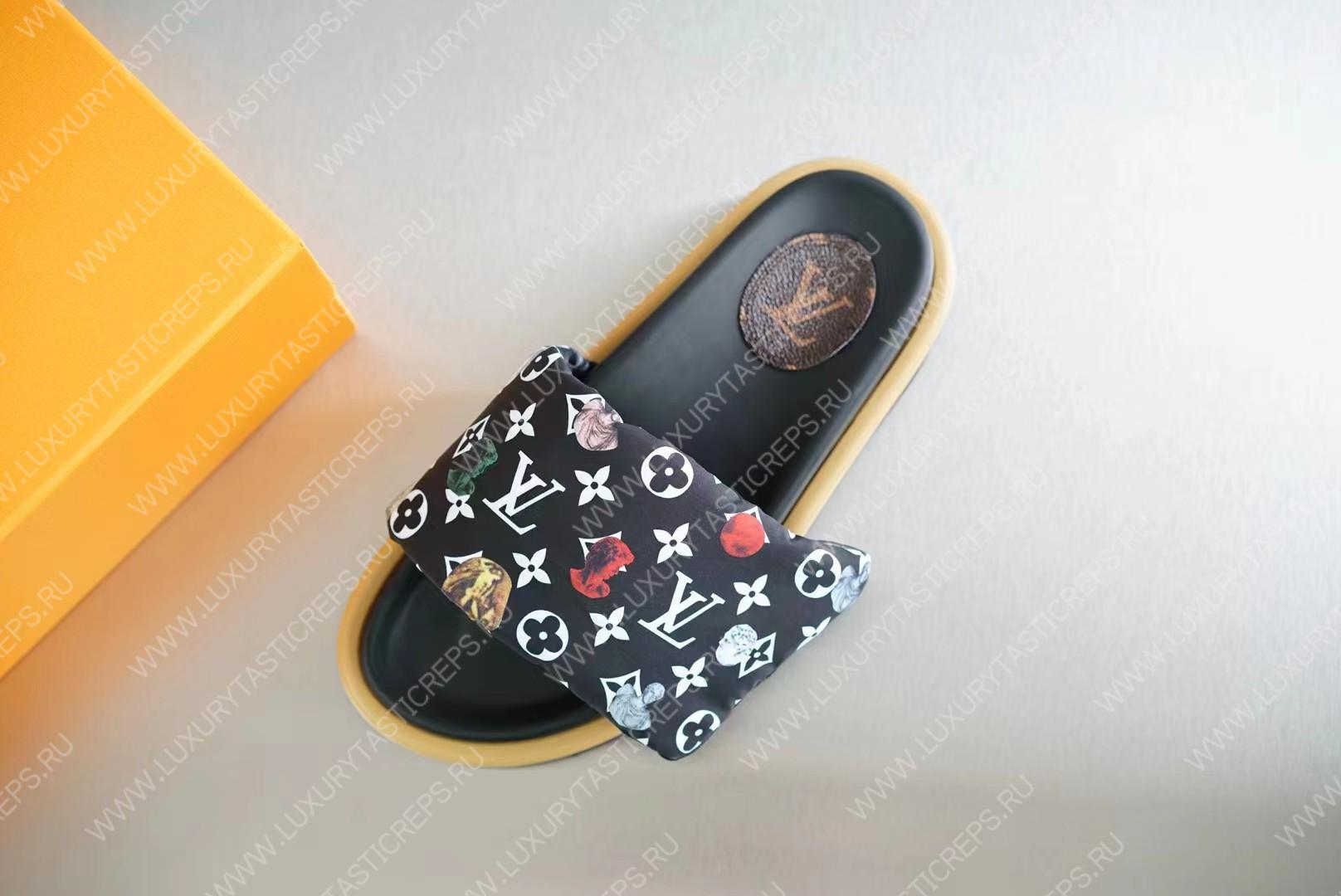 l**is V*t*n pool pillow flat comfort mule multicolor 1aabkl