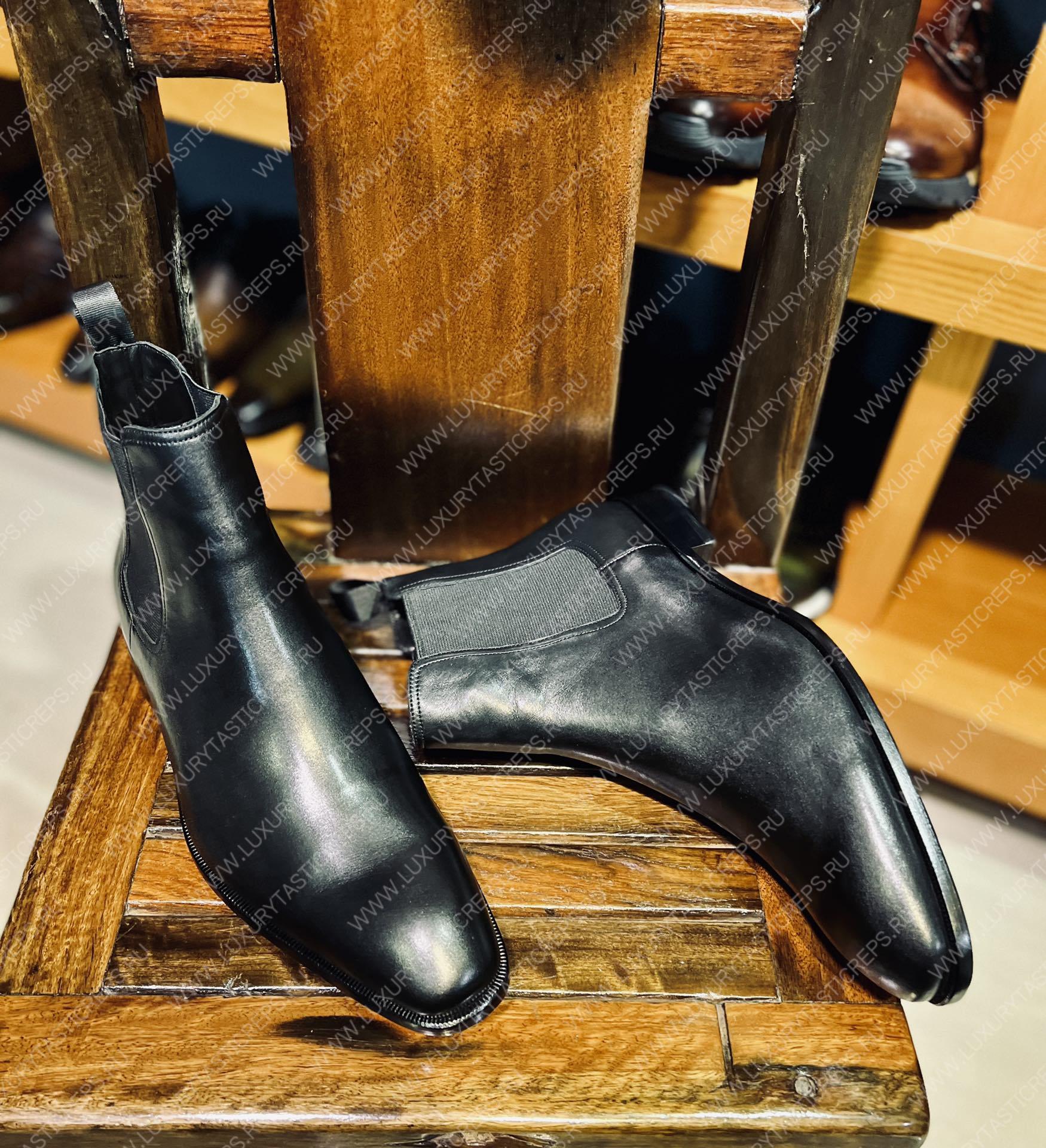 BERLUTI CARACTERE CAPRI BOOT NERO GRGIO S3644