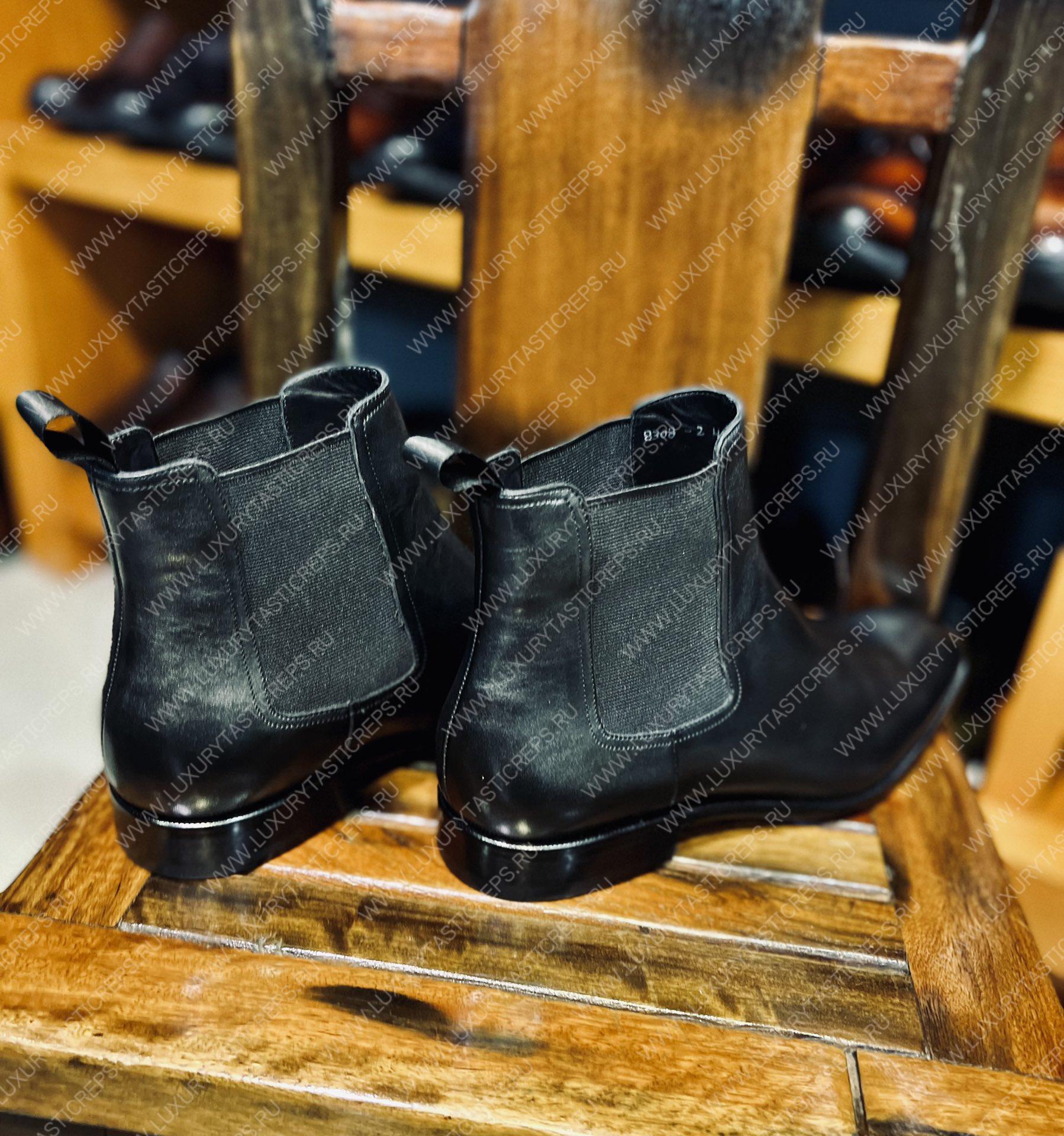 BERLUTI CARACTERE CAPRI BOOT NERO GRGIO S3644