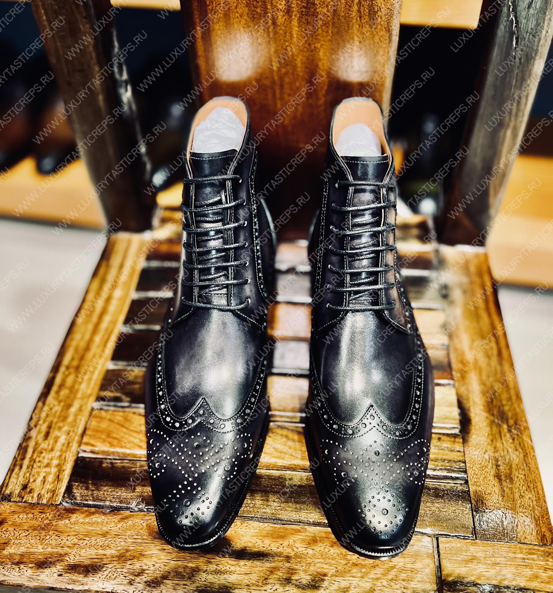 BERLUTI BOOTS BLACK S4127-V2