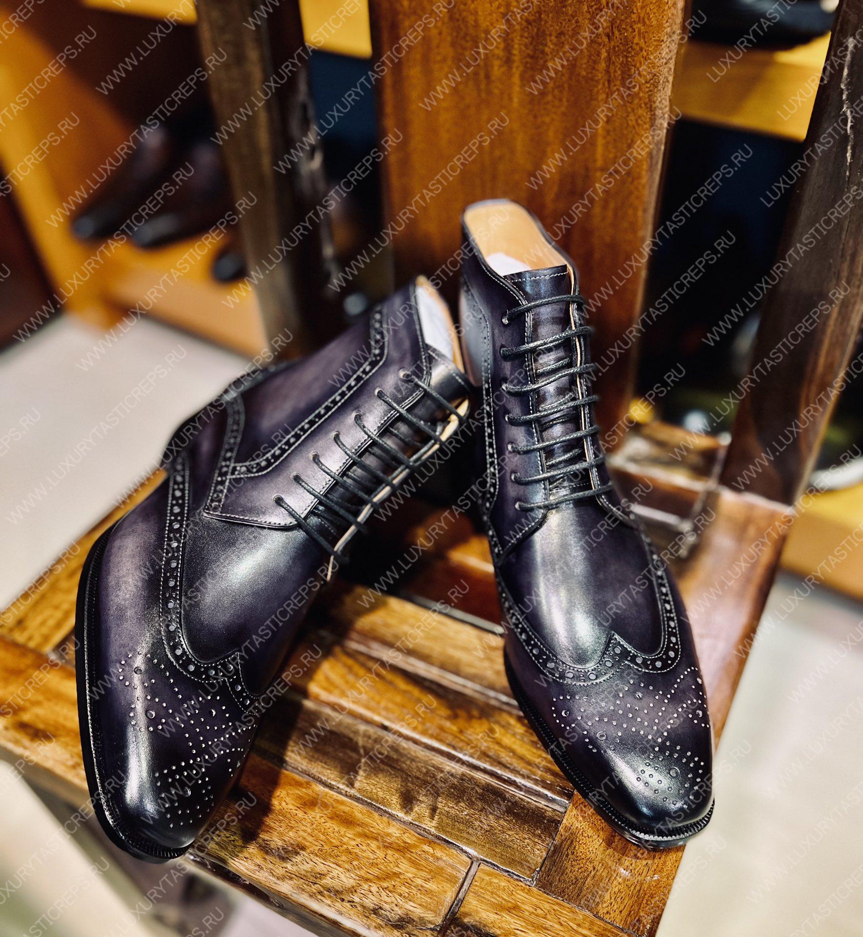 BERLUTI BOOTS BLACK S4127-V2