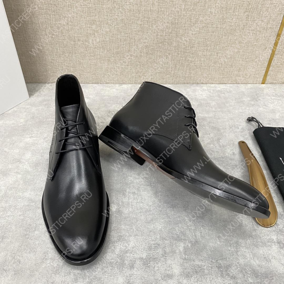 BERLUTI ALESSIO SCRITTO BOOTS BLACK S6020-S34