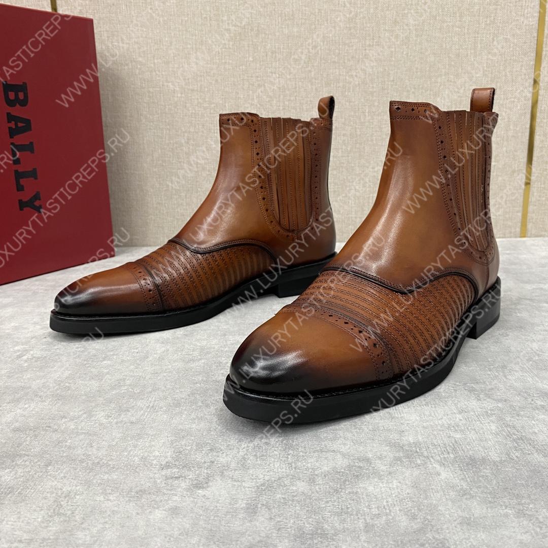 BERLUTI CURSIVE GALET SCRITTO BOOTS INTENSE COCOA S4077-V2