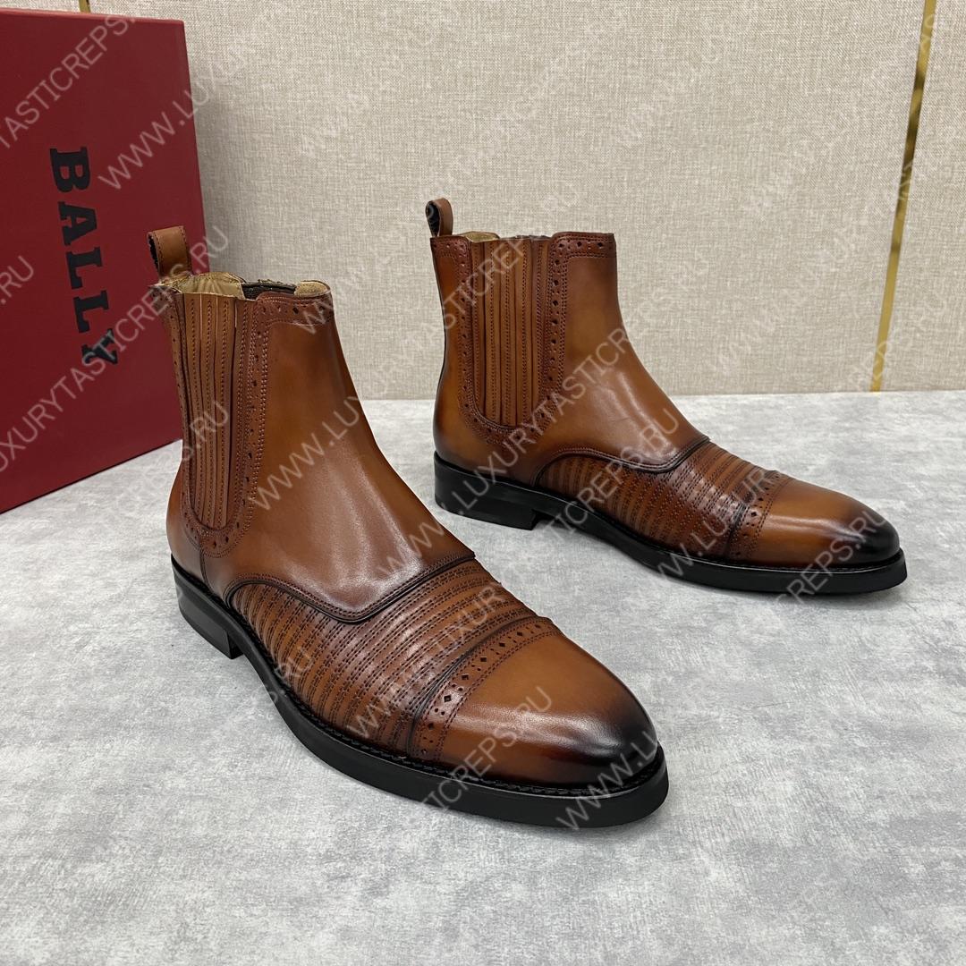 BERLUTI CURSIVE GALET SCRITTO BOOTS INTENSE COCOA S4077-V2